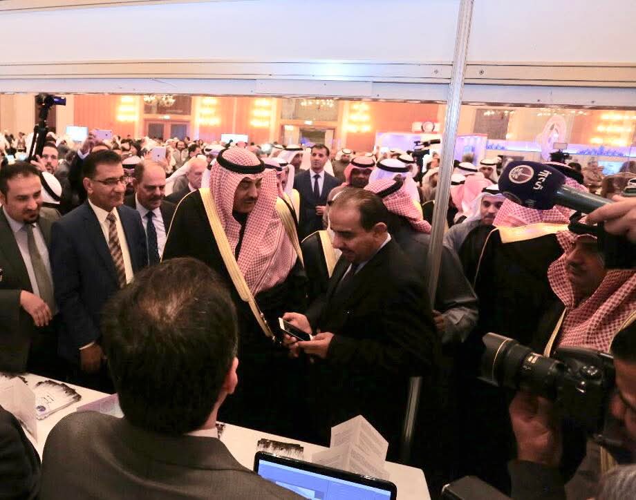 صورة من الأرشيف عباس عبود مع أمراء الكويت&nbsp;