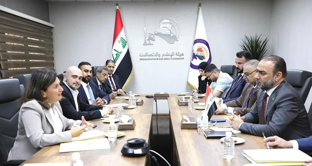 رئيس هيئة الاعلام والاتصالات يستقبل الرئيس الاقليمي ((لفيس بك وانستغرام وواتساب...))