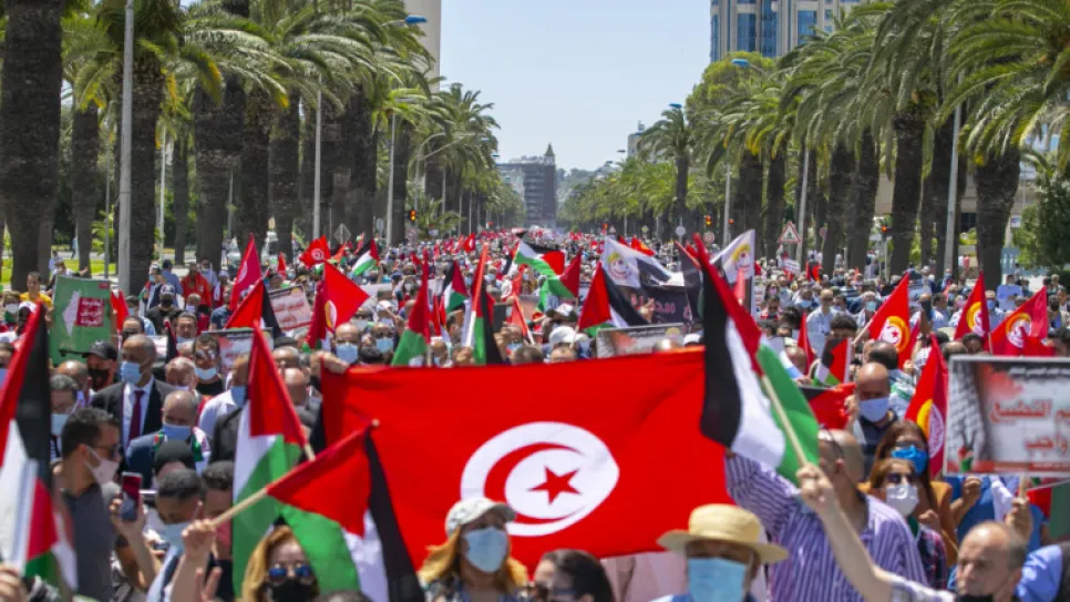 "قافلة الصمود" لكسر حصار غزة  تنطلق من مدينة مصراتة،  لدعم الشعب الفلسطيني