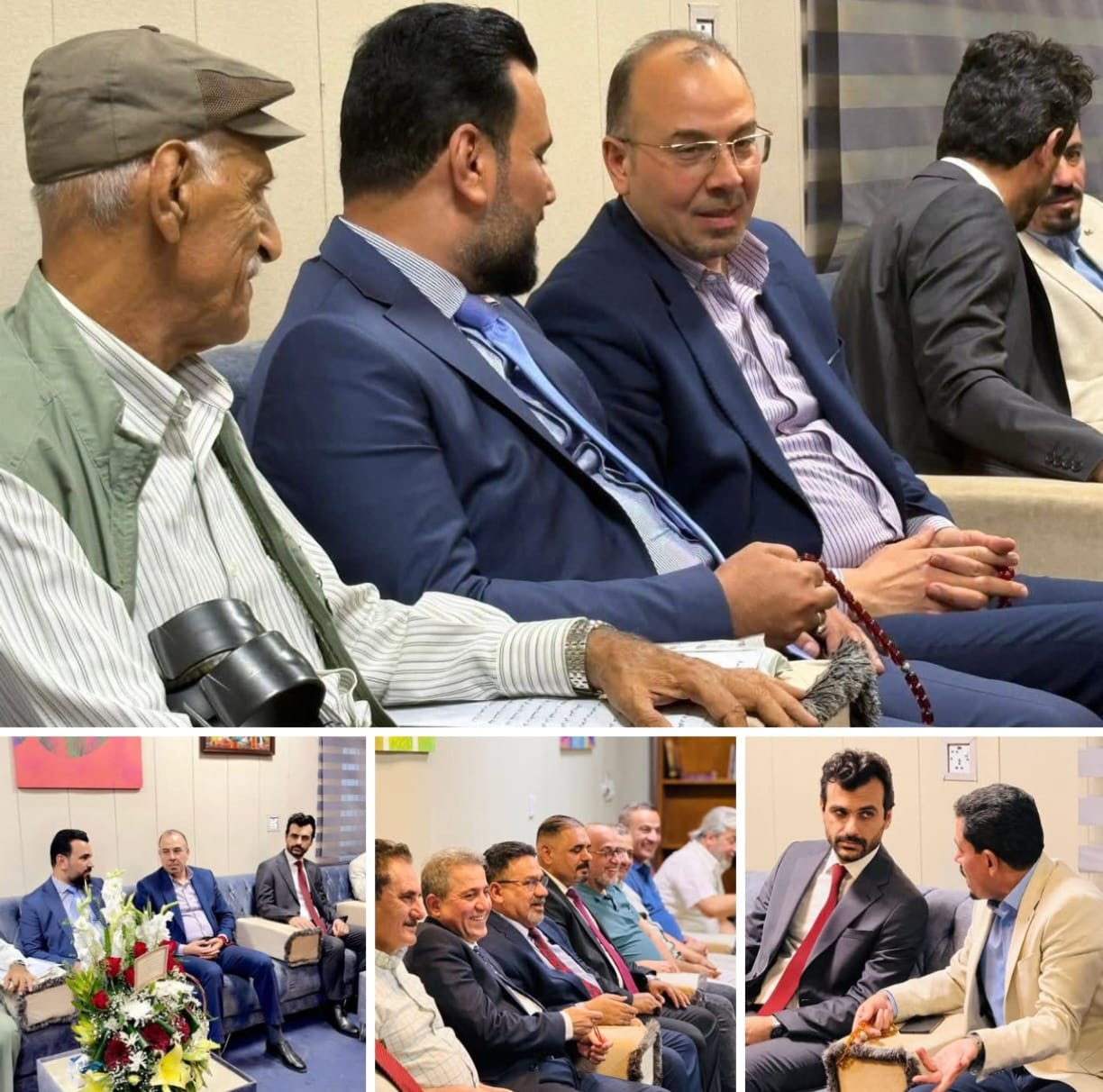 مجلس الامناء يزور اتحاد الادباء