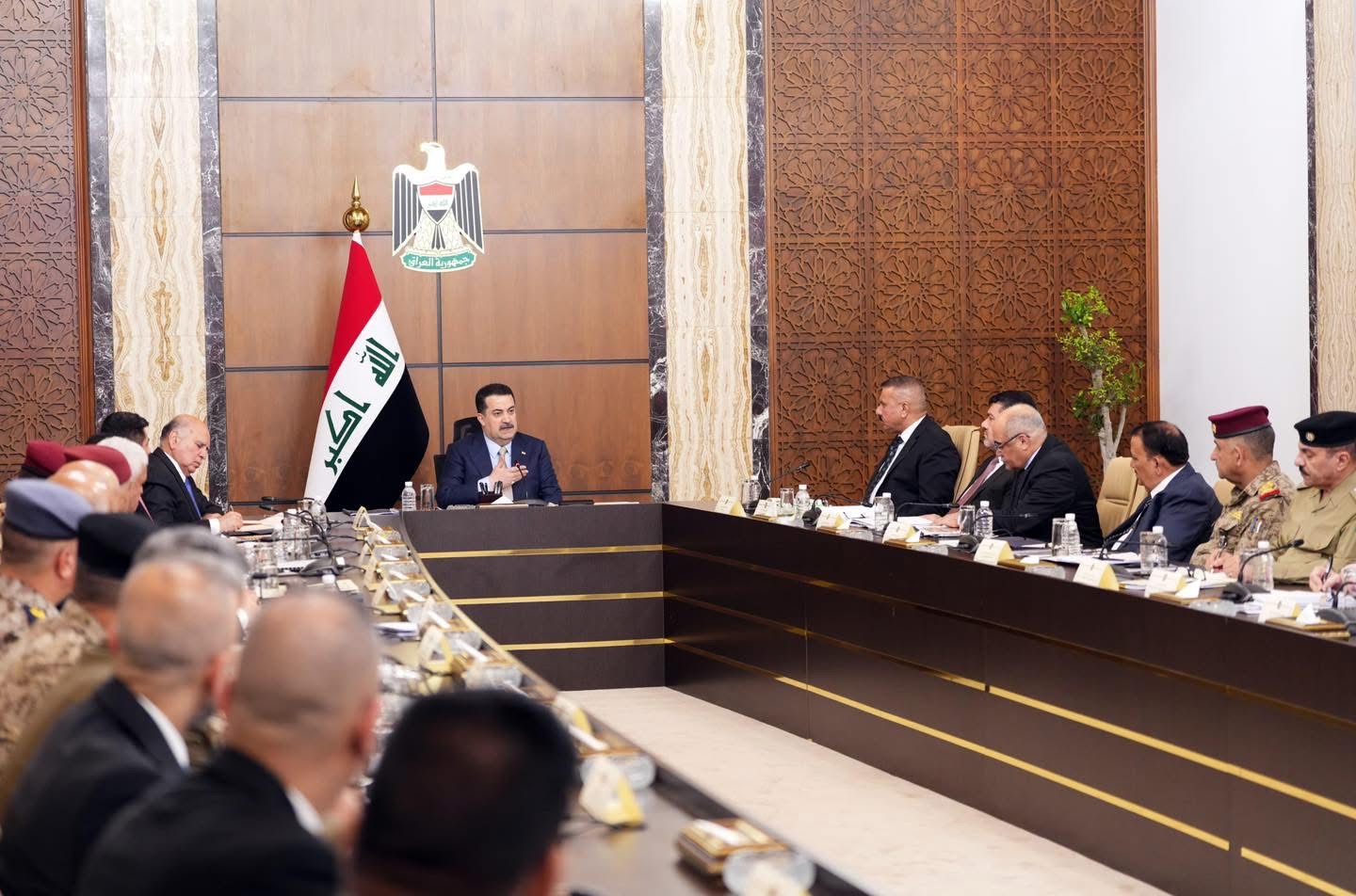 القائد العام للقوات المسلحة السيد محمد شياع السوداني يترأس الاجتماع الدوري للمجلس الوزاري للأمن الوطني