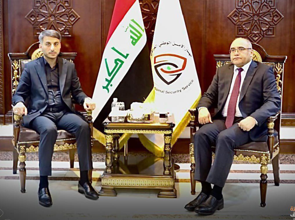 محافظ النجف يلتقي رئيس جهاز الأمن الوطني في بغداد لبحث الملفات الأمنية