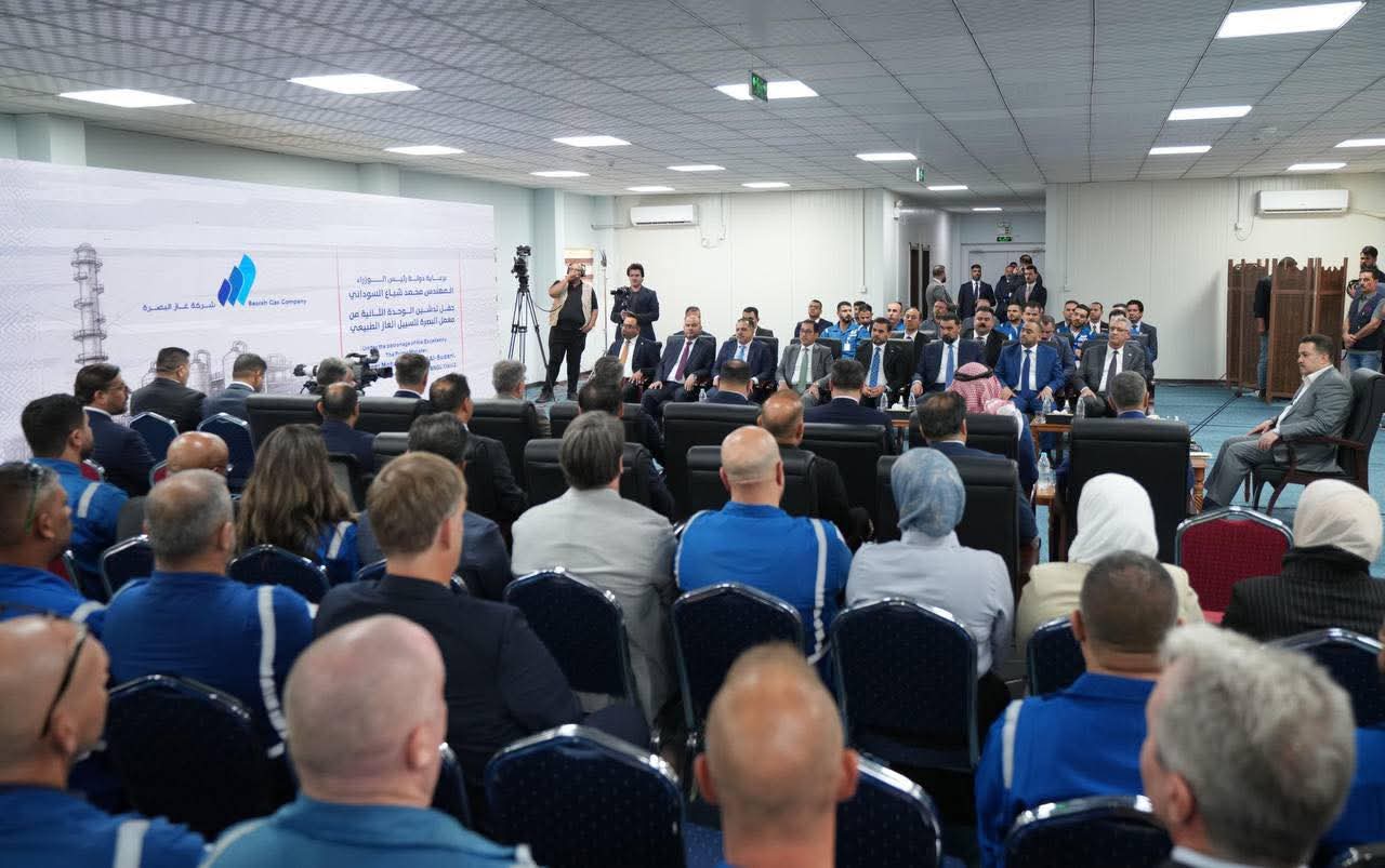 افتتاح المحطة المركزية لمعالجة الغاز في حقل الفيحاء النفطي بطاقة 130 مقمق باليوم..