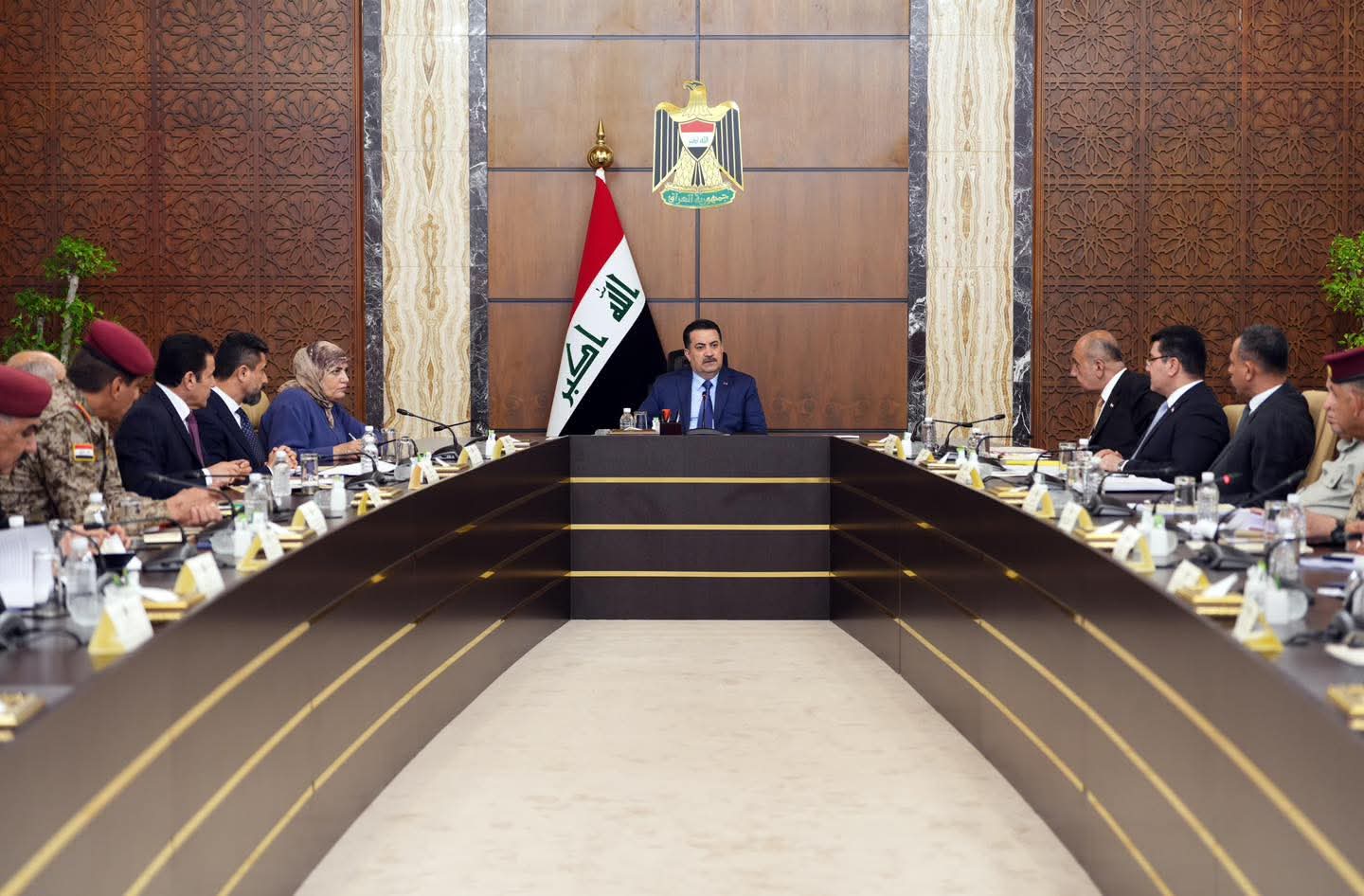 القائد العام للقوات المسلحة السيد محمد شياع السوداني يترأس الاجتماع الدوري للمجلس الوزاري للأمن الوطني