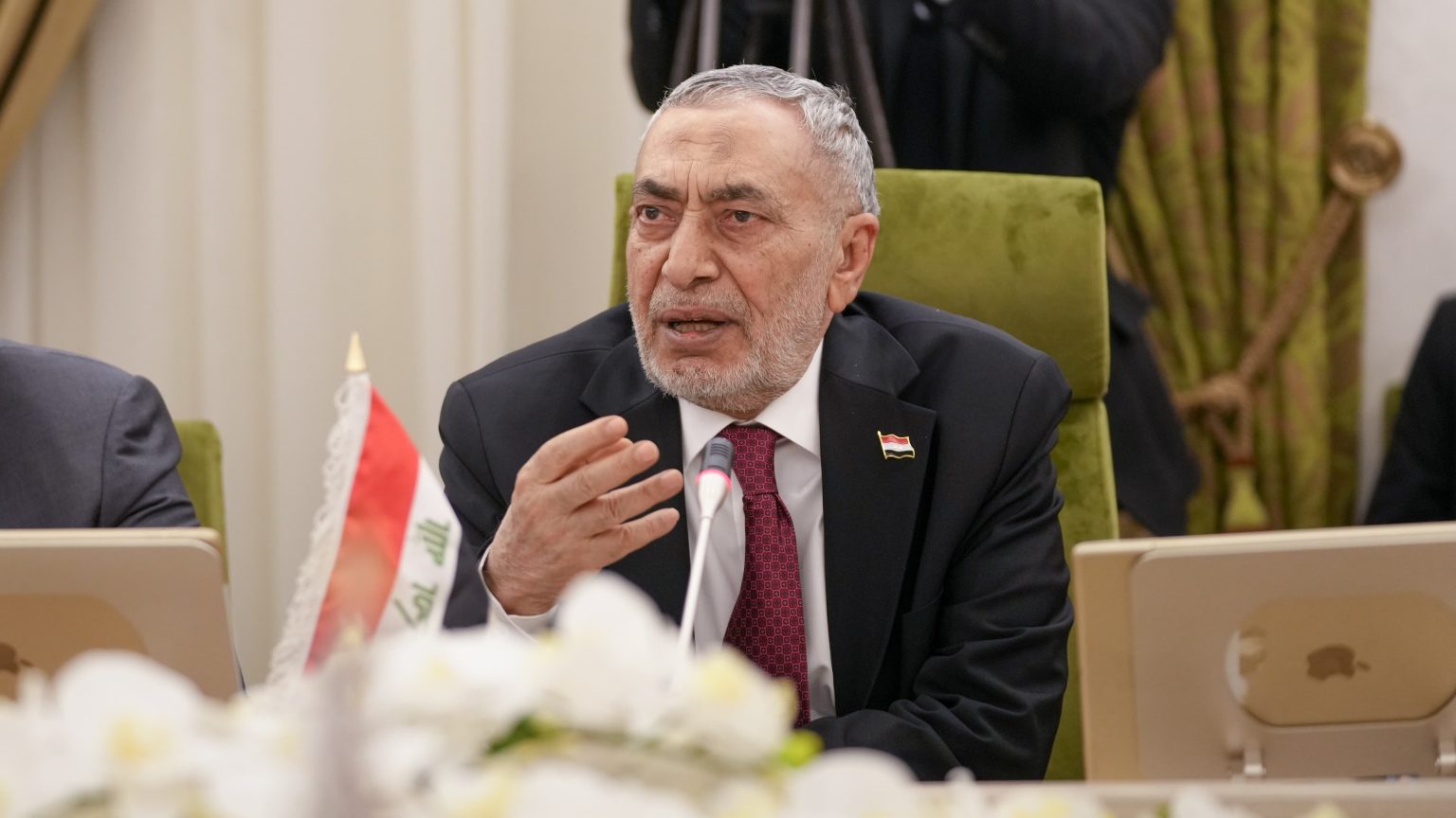 المشهداني يستقبل رئيس جماعة العدل الكردستانية ويشدد على أهمية التعاون بين القوى الوطنية