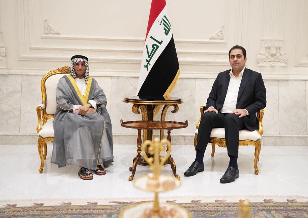 المندلاوي يستقبل نائب الأمين العام للأمم المتحدة في العراق السيد محمد الحسان