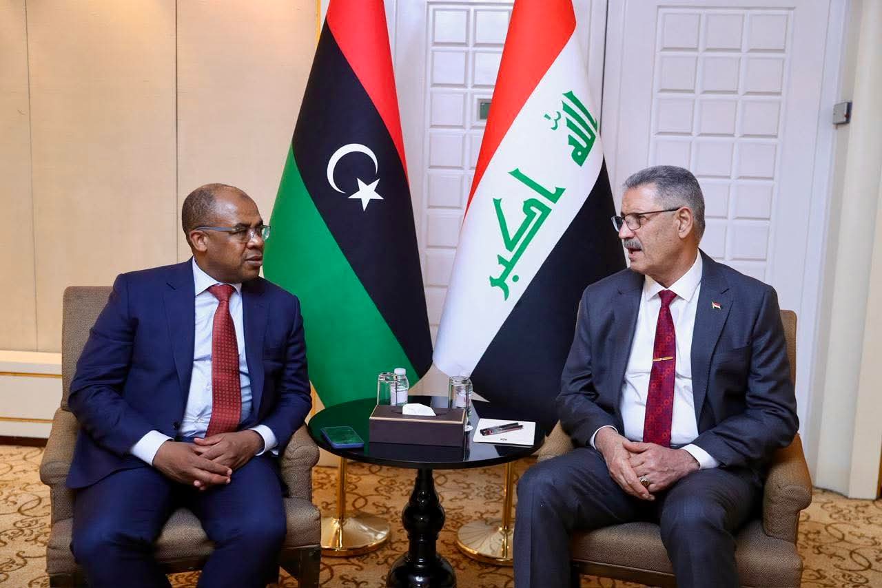 نائب رئيس مجلس الوزراء لشؤون الطاقة وزير النفط يستقبل وزير النفط والغاز الليبي
