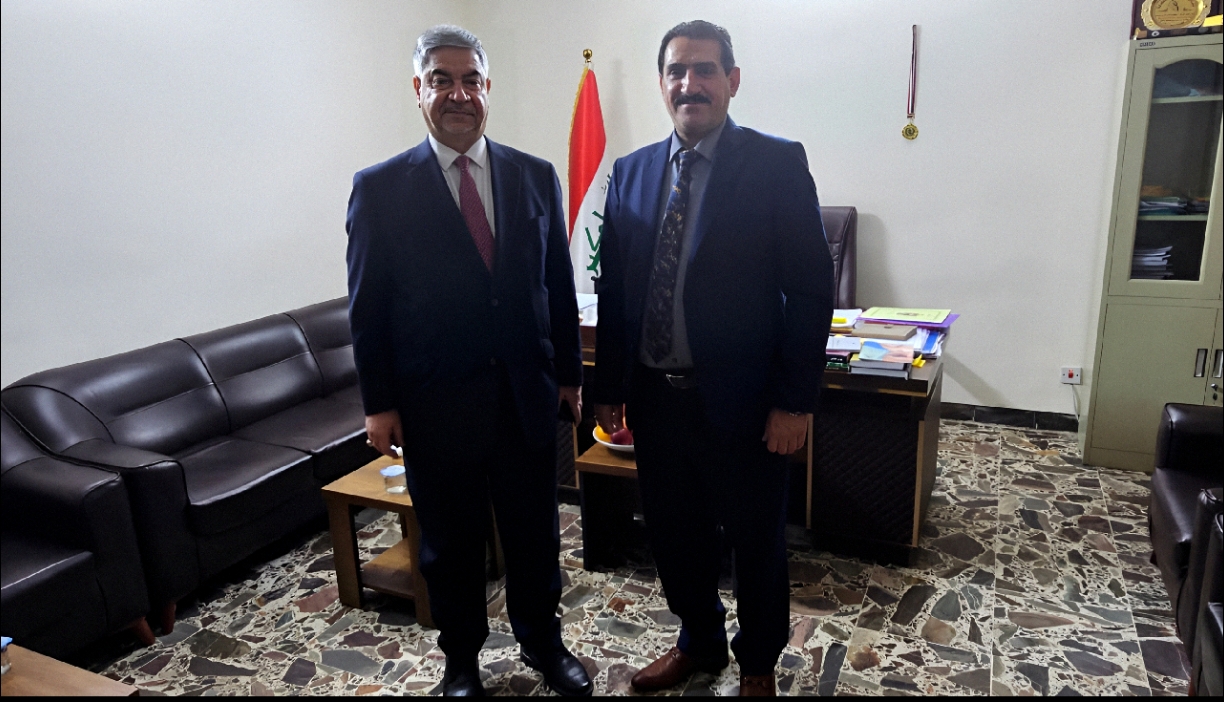 الجزائري يستقبل بمكتبه  وكيل وزارة الخارجية لشؤون التخطيط السياسي السفير د. هشام العلوي