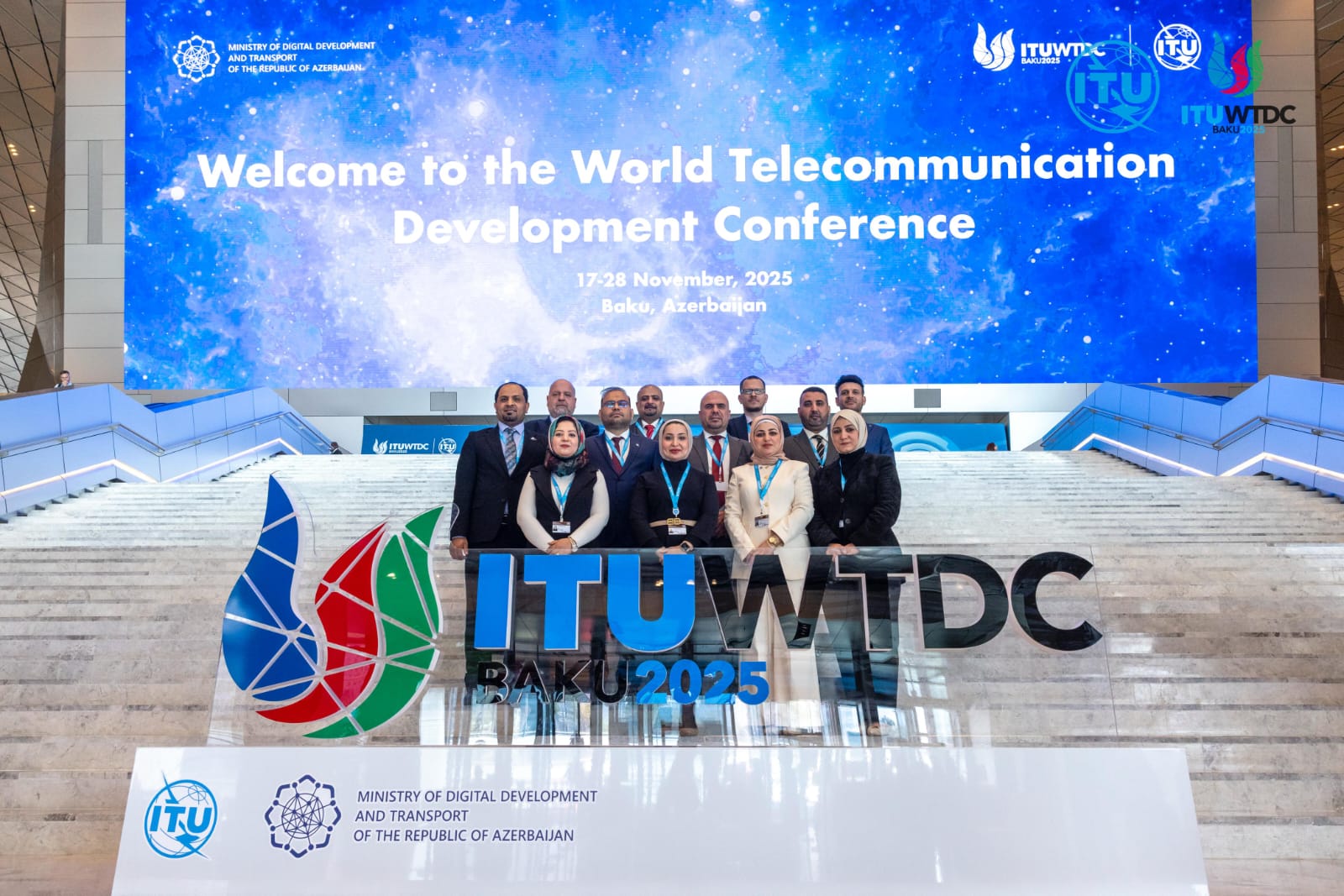 وفد هيأة الإعلام والاتصالات يشارك في المؤتمر العالمي لتنمية الاتصالات WTDC في باكو