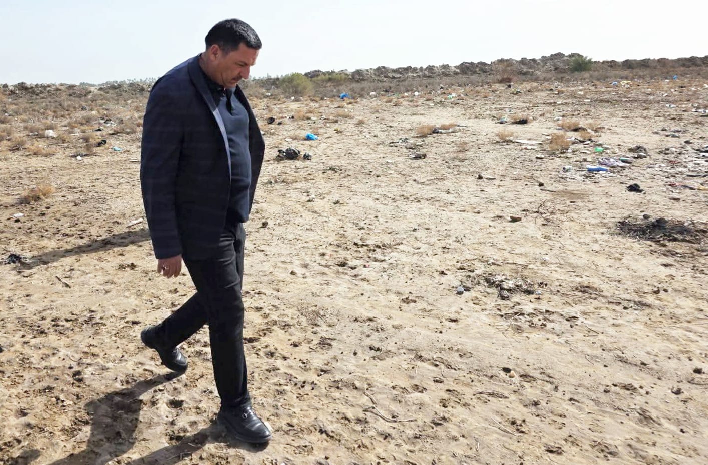 النجف : مدير مفتشية  الآثار يتفقد المواقع الأثرية المهمه