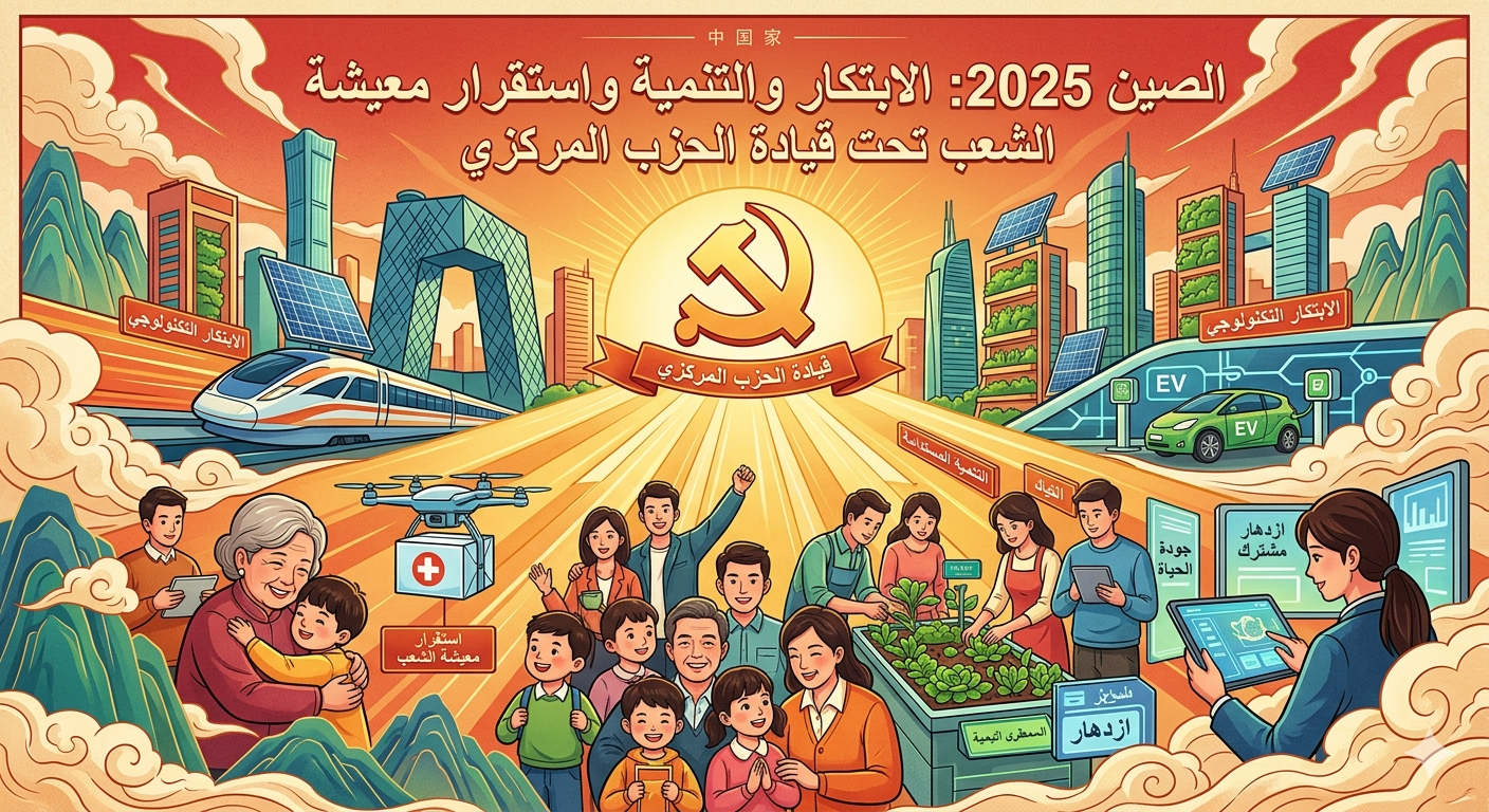 الصين 2025: الابتكار والتنمية واستقرار معيشة الشعب تحت قيادة الحزب المركزي...