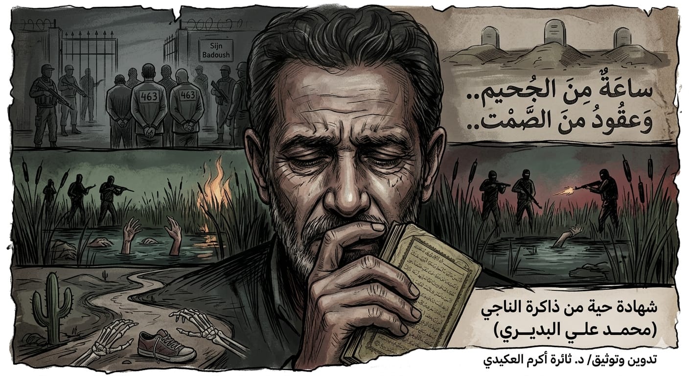 ساعة من الجحيم.. وعقود من الصمت..  شهادة حية من ذاكرة الناجي (محمد علي البديري)