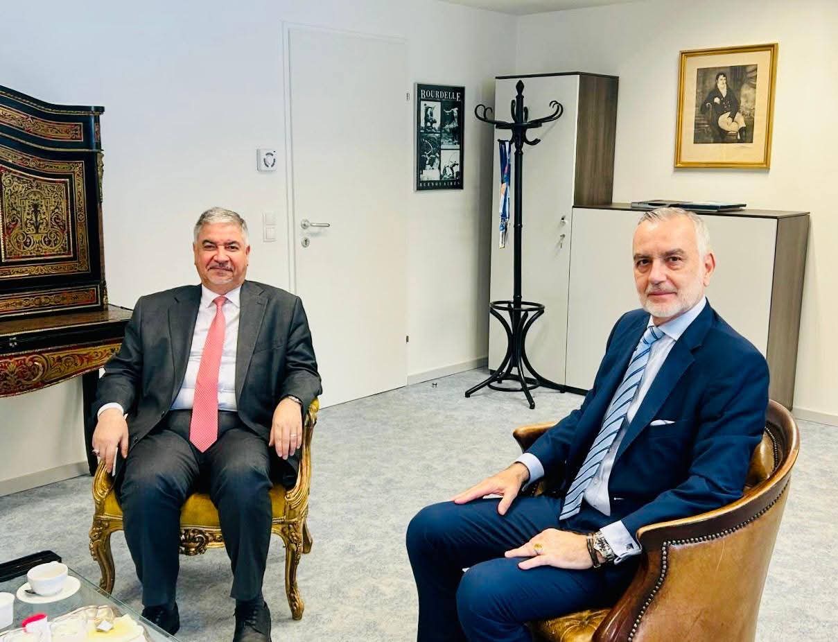 السفير العلوي يلتقي المندوب الدائم للارجنتين لدى الأمم المتحدة والمنظمات الدولية في فيينا.