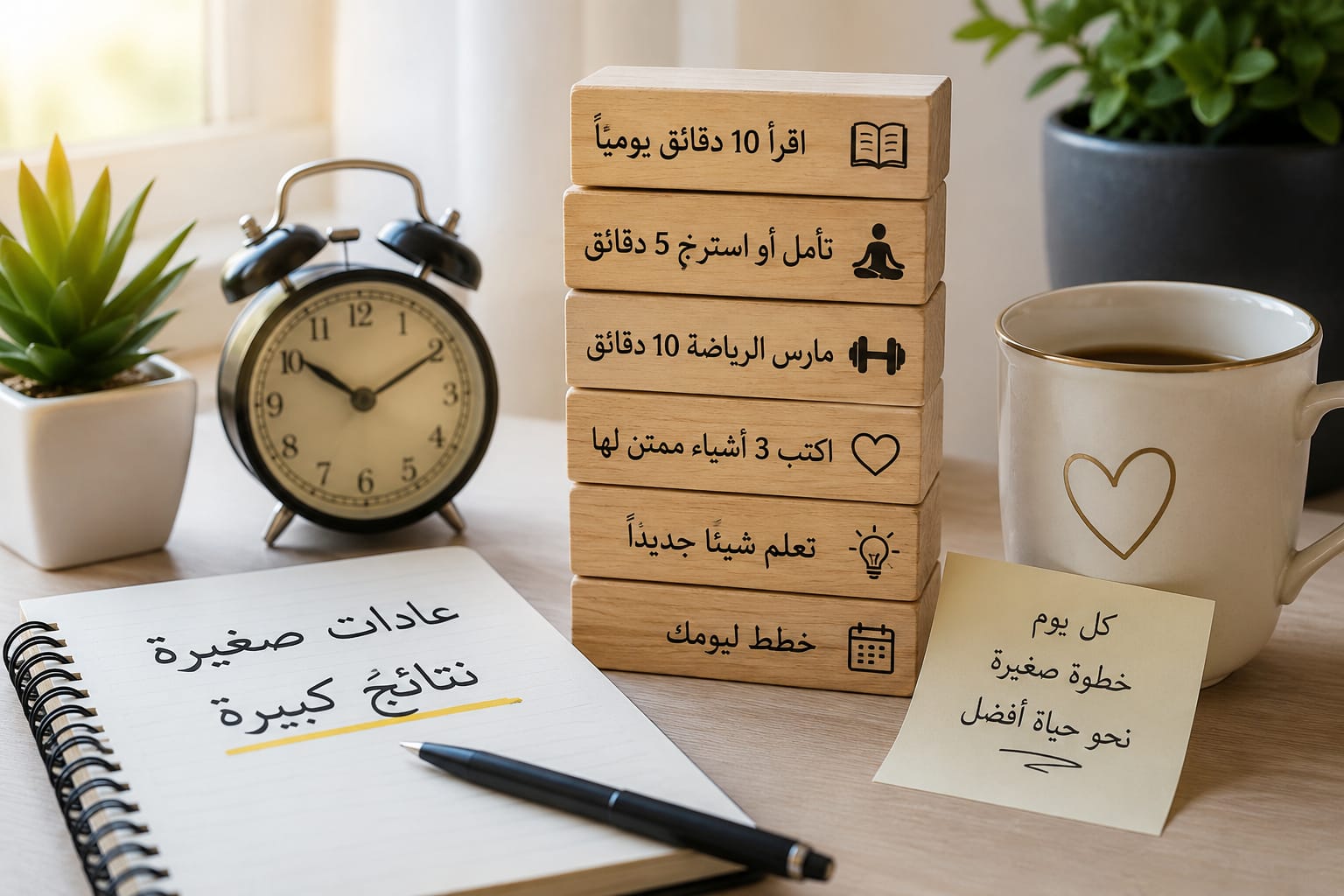 *قوة العادات الصغيرة... خطوات بسيطة تصنع مستقبلًا كبيرًا*