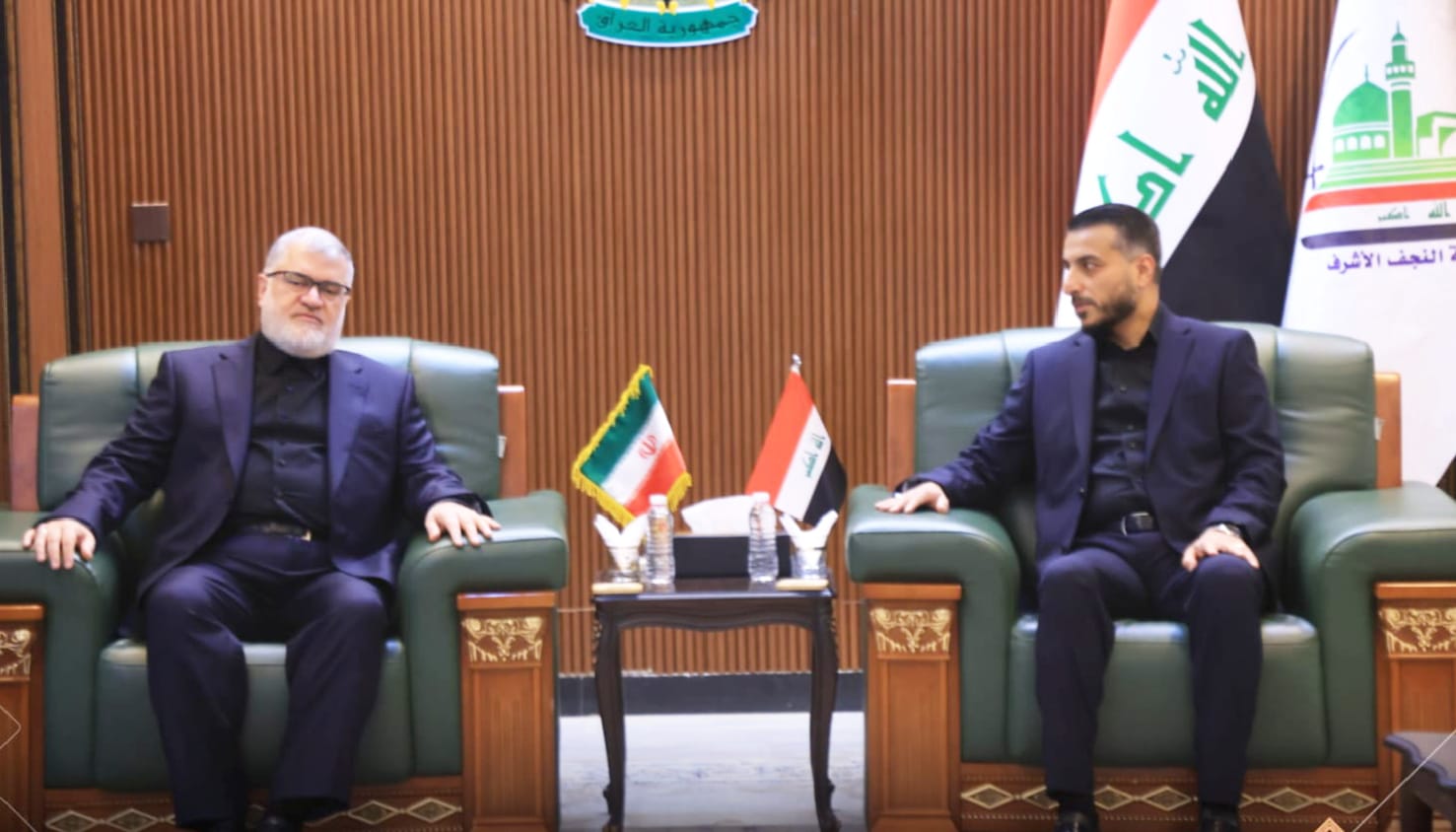 محافظ النجف  يستقبل محافظ طهران..و يؤكد أهمية تعزيز العلاقات المشتركة