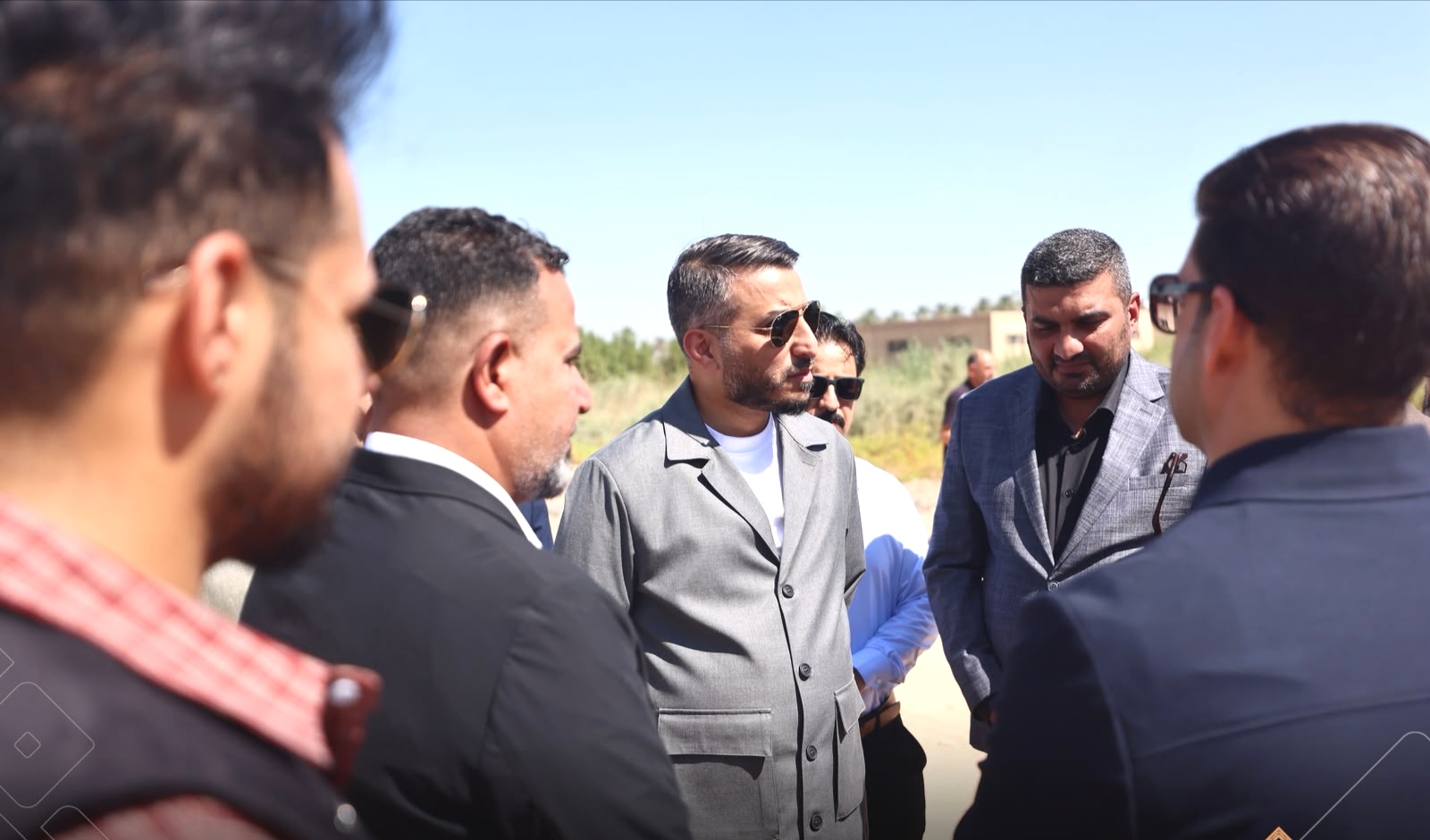 گناوي يتفقد مشروع ماء قضاء المناذرة الكبير للإطلاع على واقع الخدمة فيه