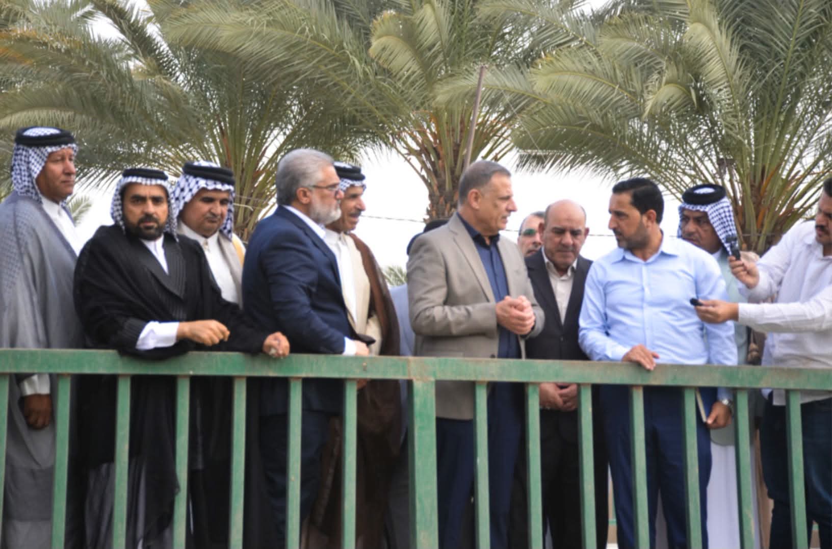 النائب حبيب الحلاوي ووزير الموارد المائية يجريان جولة ميدانية على جدول بابل لبحث أزمة شح المياه